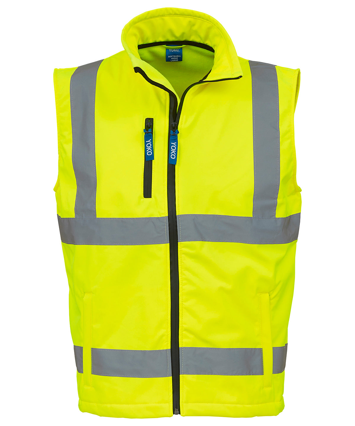 Hi-vis softshell gilet