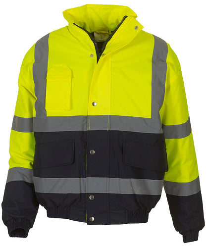 Hi-vis two-tone bomber jacket