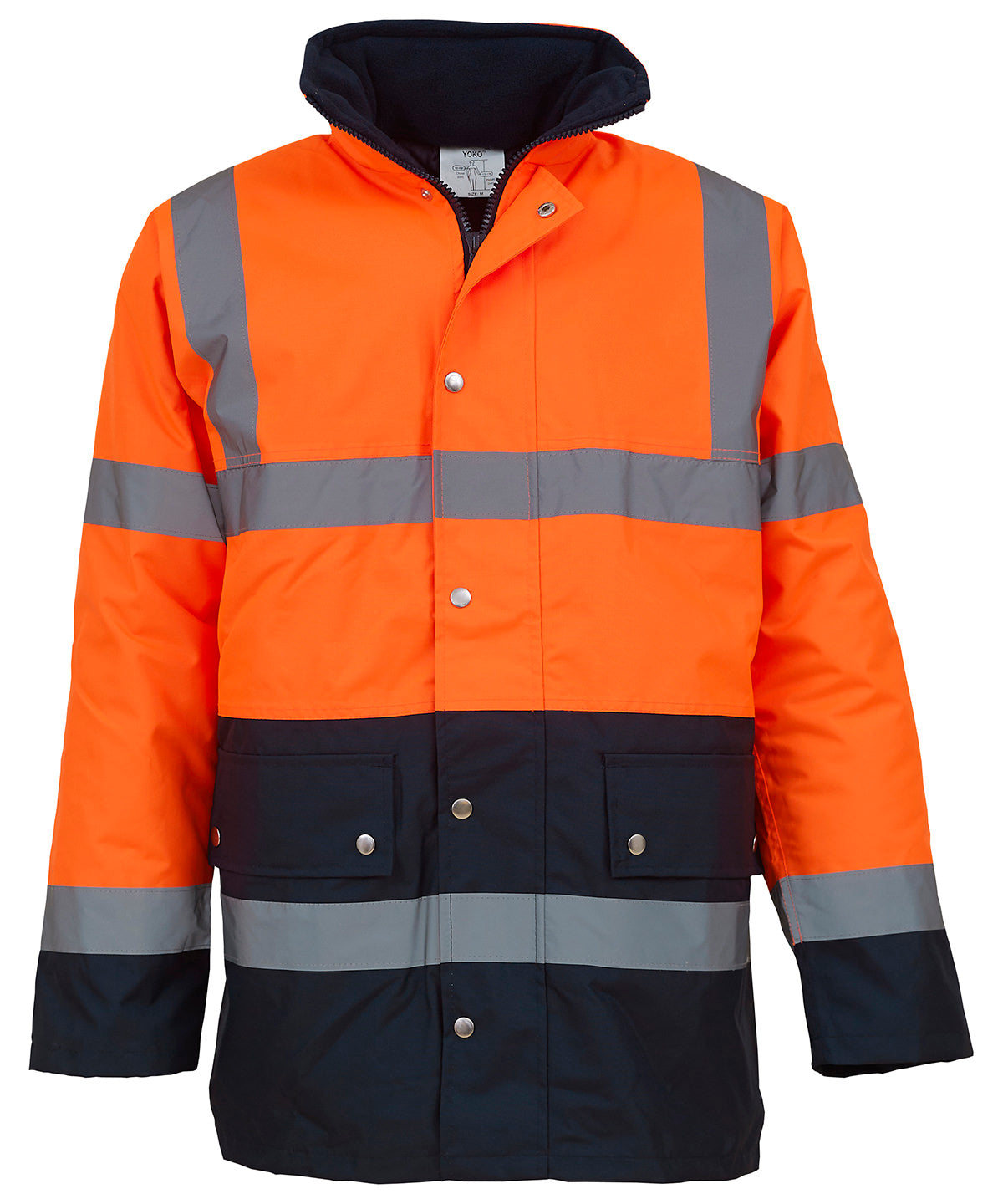 Hi-vis two-tone motorway jacket