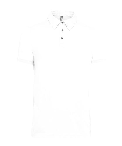 Jersey knit polo shirt