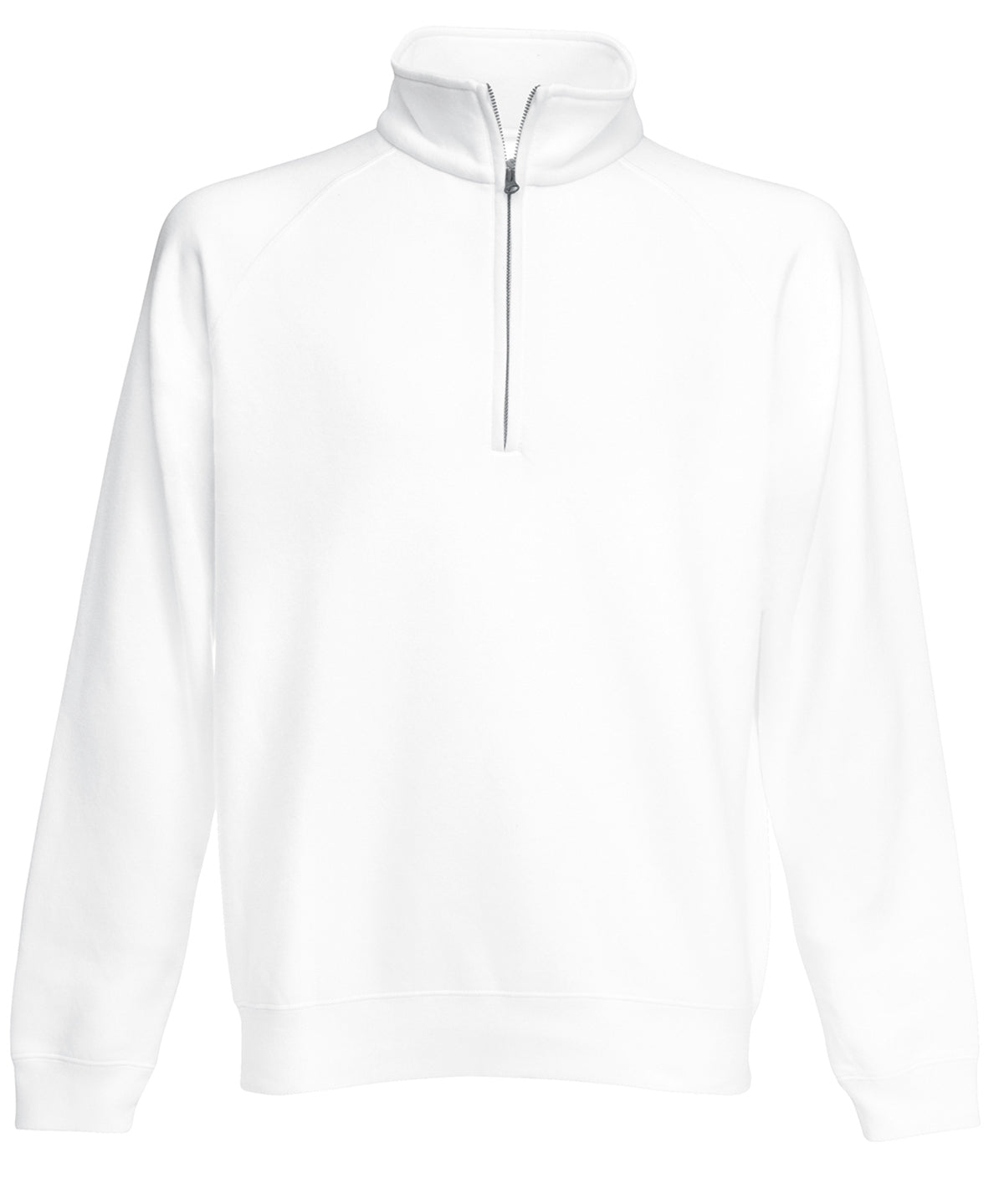 Premium 70/30 zip-neck sweatshirt