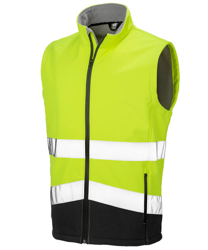 Printable safety softshell gilet R451X