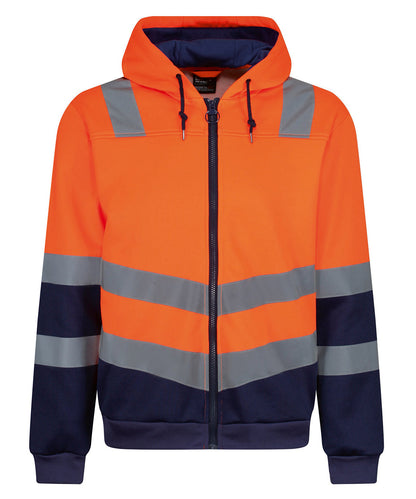 Pro hi-vis full zip hoodie