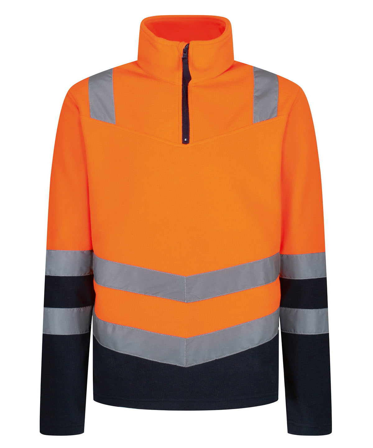 Pro hi-vis half zip fleece top RG462