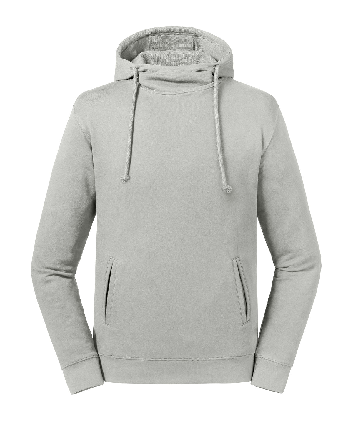 Pure organic high collar hooded sweatshirt