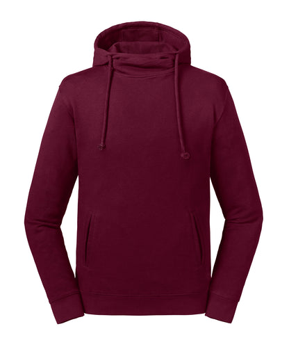 Pure organic high collar hooded sweatshirt