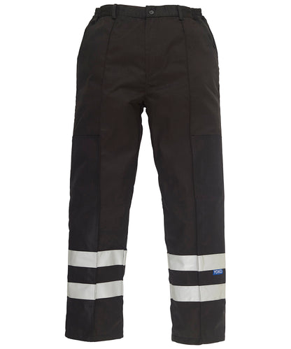 Reflective polycotton ballistic trousers