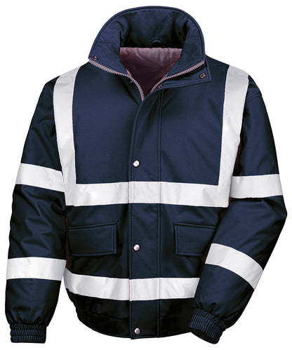 Safety padded softshell blouson