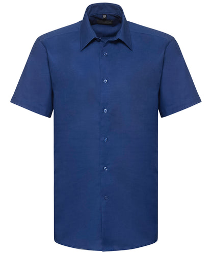 Short sleeve easycare tailored Oxford shirt