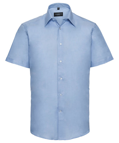 Short sleeve easycare tailored Oxford shirt