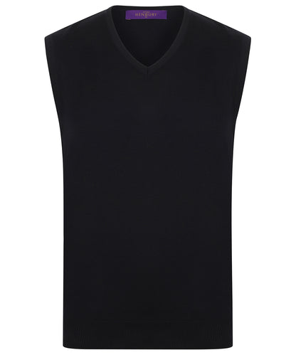 Sleeveless v-neck jumper HB724