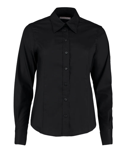 Women's corporate Oxford blouse long-sleeved