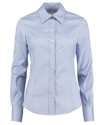 Women's corporate Oxford blouse long-sleeved