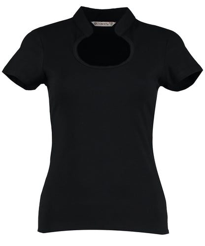 Women's corporate top keyhole neck (regular fit) KK755