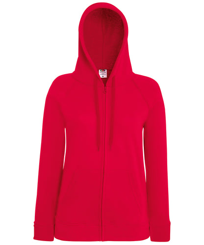 Women's lightweight hooded sweatshirt jacket