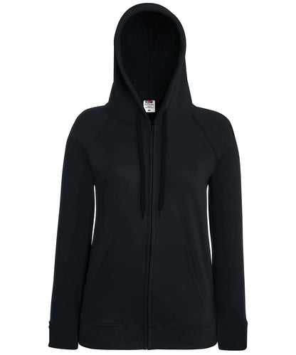 Women's lightweight hooded sweatshirt jacket