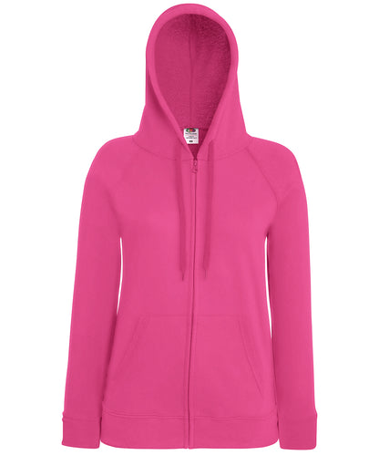 Women's lightweight hooded sweatshirt jacket