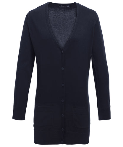 Women's longline knitted cardigan PR698