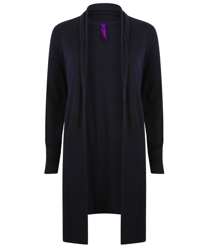 Women's longline open cardigan HB719