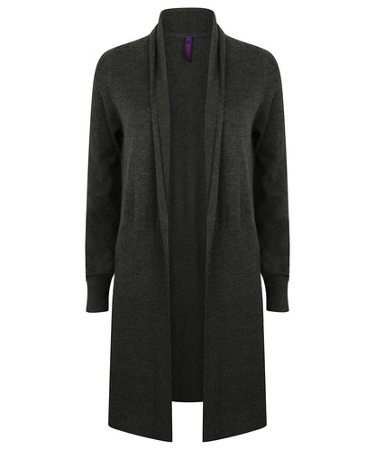 Women's longline open cardigan HB719