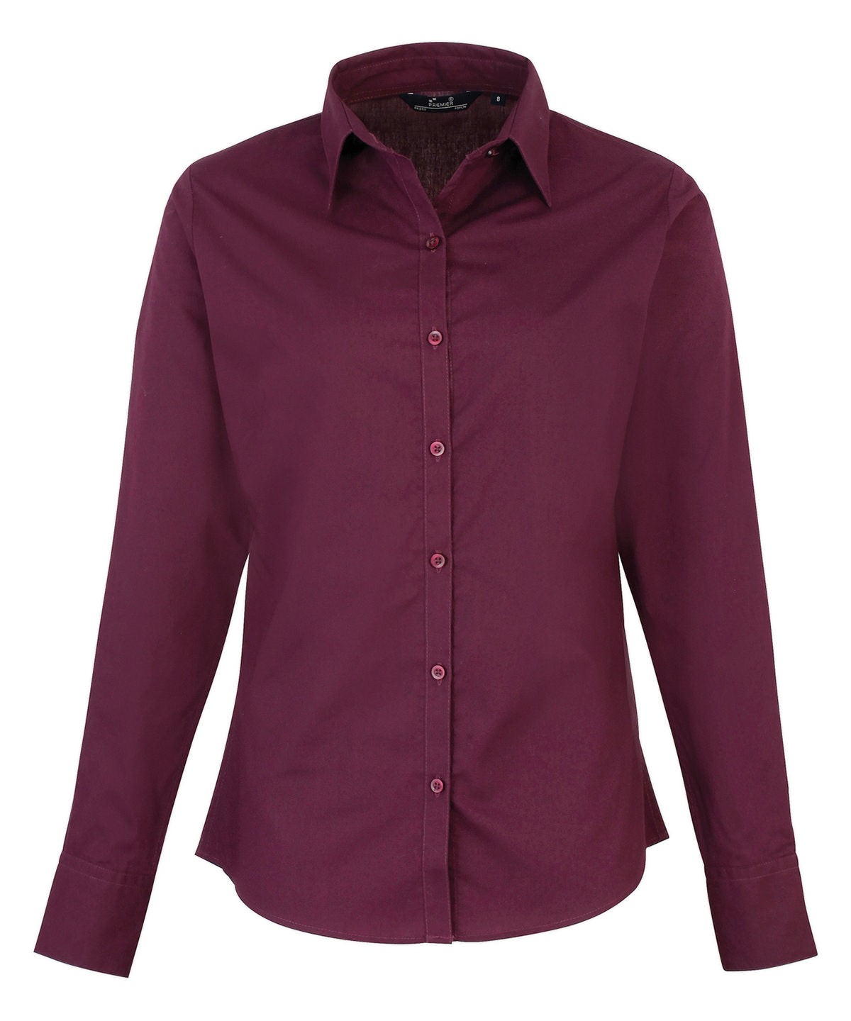 Women's poplin long sleeve blouse PR300