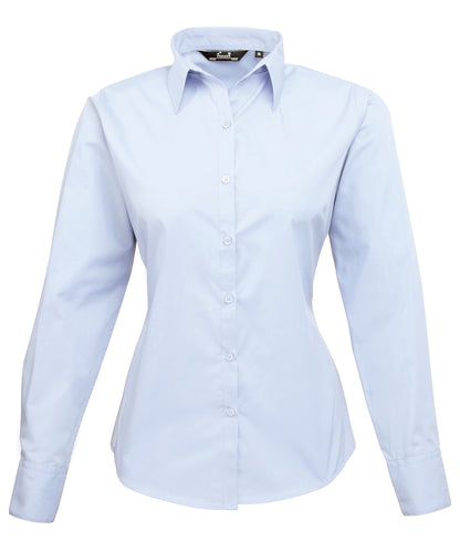 Women's poplin long sleeve blouse PR300