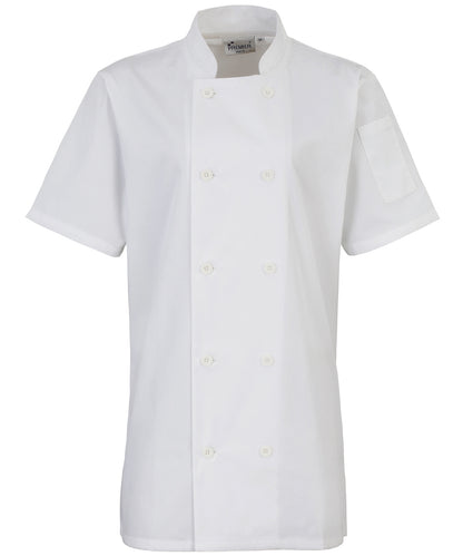 Women's short sleeve chef's jacket PR670