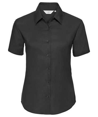 Women's short sleeve Oxford shirt