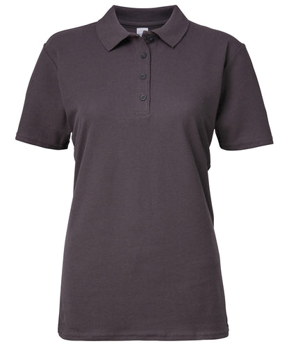 Women's Softstyle double piqué polo