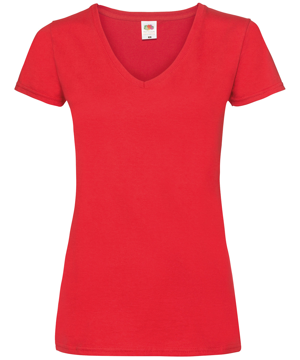 Women's valueweight v-neck T SS047