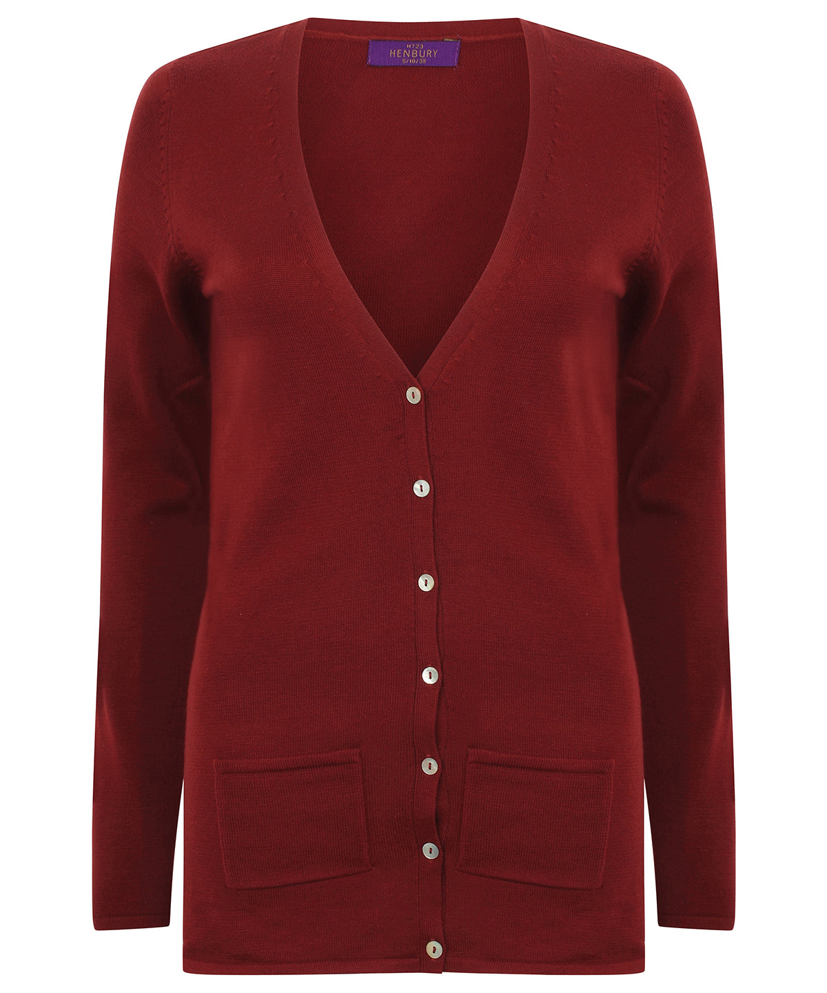 Women's v-button cardigan HB723