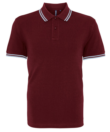 Men's classic fit tipped polo