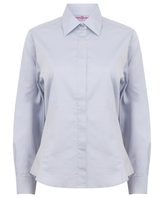 Women's long sleeve lightweight Oxford