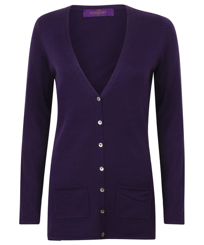 Women's v-button cardigan HB723