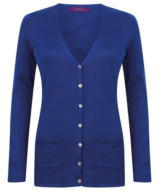 Women's v-button cardigan HB723