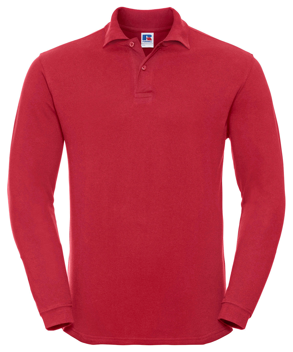 Long sleeve classic cotton polo