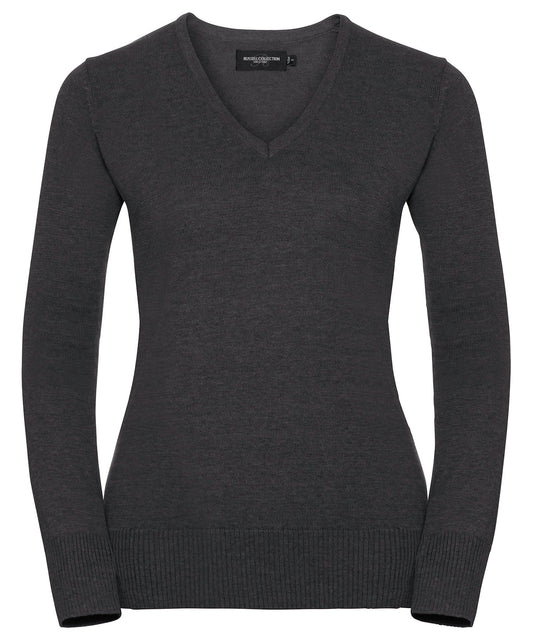 Women's v-neck knitted sweater J710F