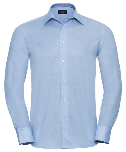 Long sleeve easycare tailored Oxford shirt