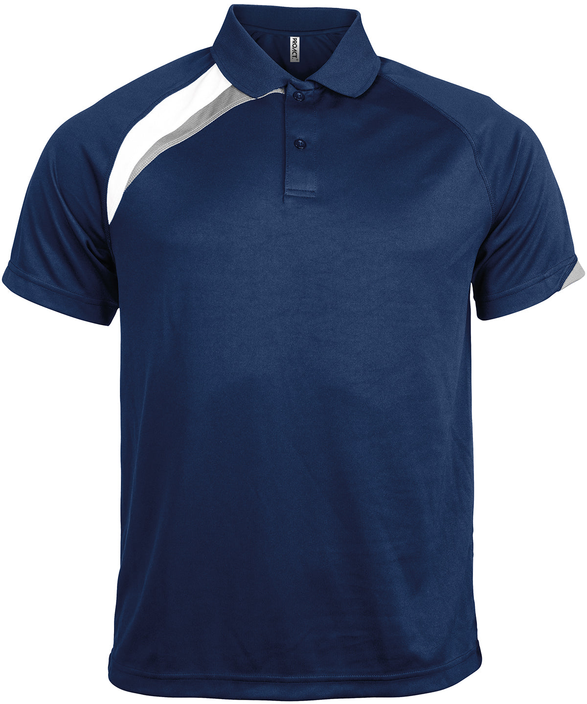 Adults' short-sleeved sports polo shirt