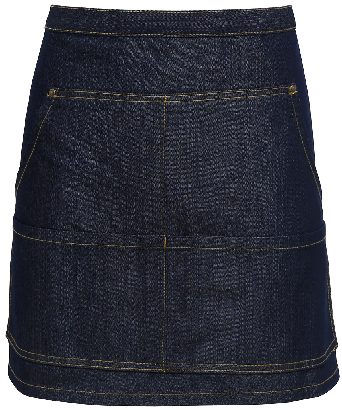 Jeans stitch denim waist apron PR125