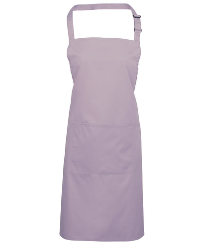 Colours bib apron with pocket PR154