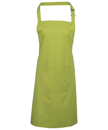 Colours bib apron with pocket PR154