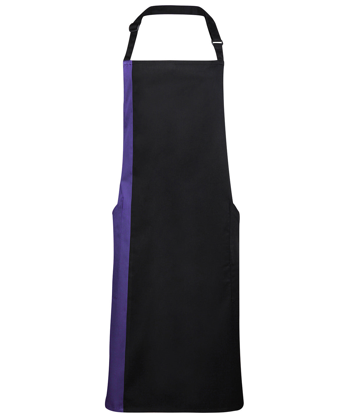 Contrast bib apron PR162