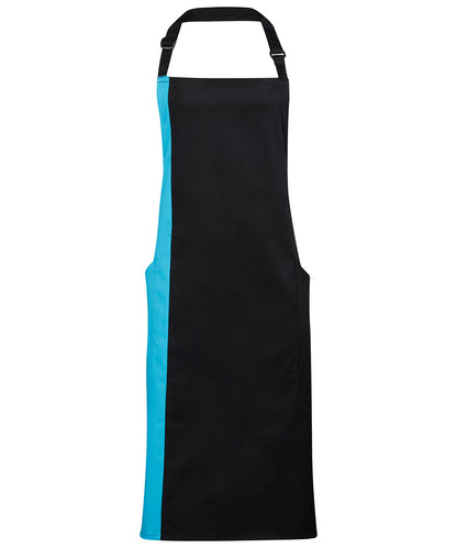 Contrast bib apron PR162