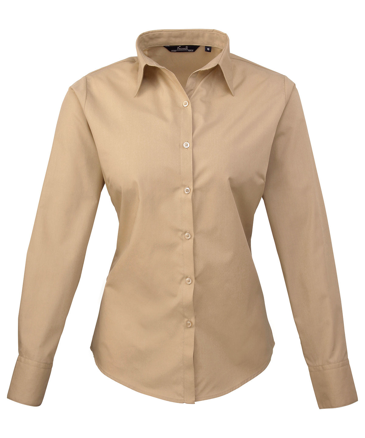 Women's poplin long sleeve blouse PR300