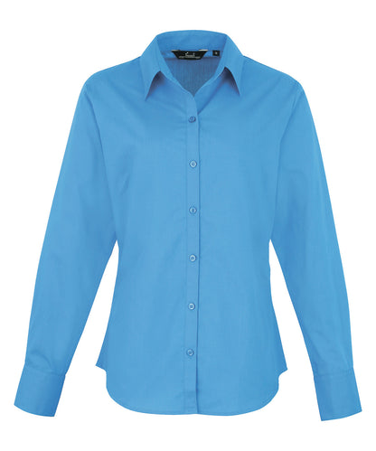 Women's poplin long sleeve blouse PR300