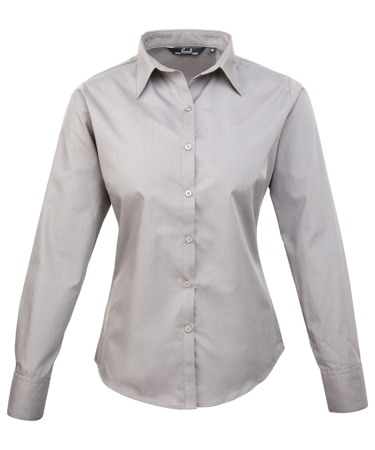 Women's poplin long sleeve blouse PR300