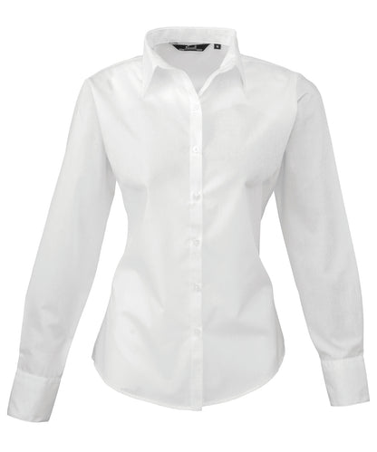 Women's poplin long sleeve blouse PR300