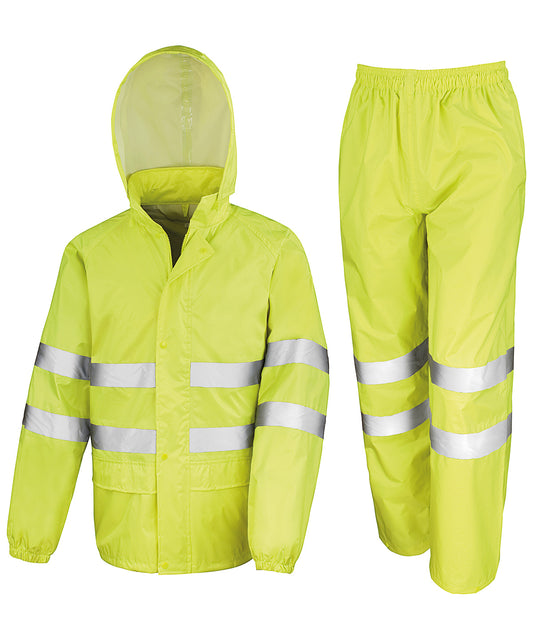 High-viz waterproof suit R216X