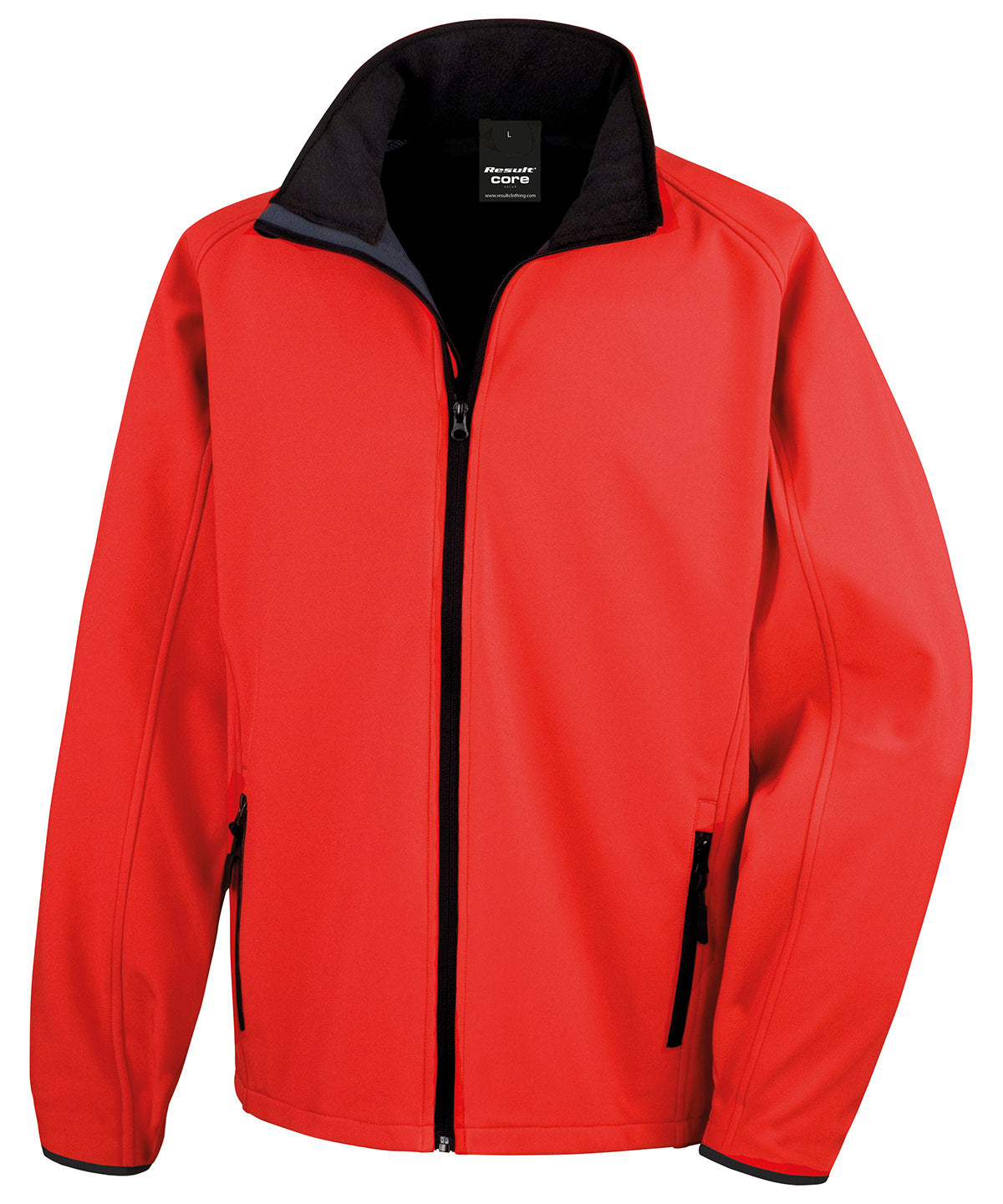 Core printable softshell jacket